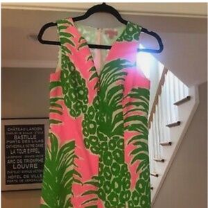 Lily Pulitzer pineapple shift dress